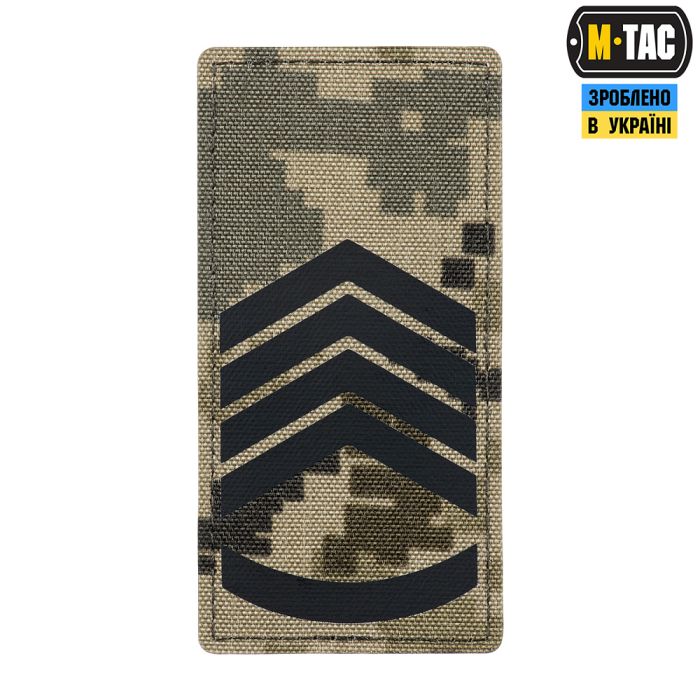M-Tac погон на липучці головний сержант ММ14