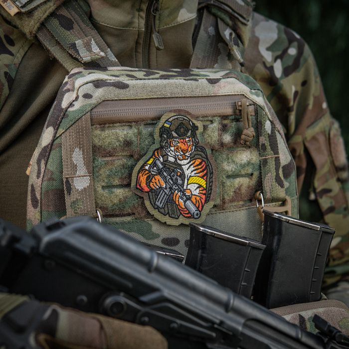 M-Tac нашивка Tiger (вишивка) Multicam/RG/Yellow