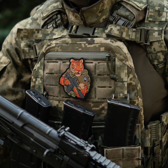 M-Tac нашивка Тигр ДШВ PVC