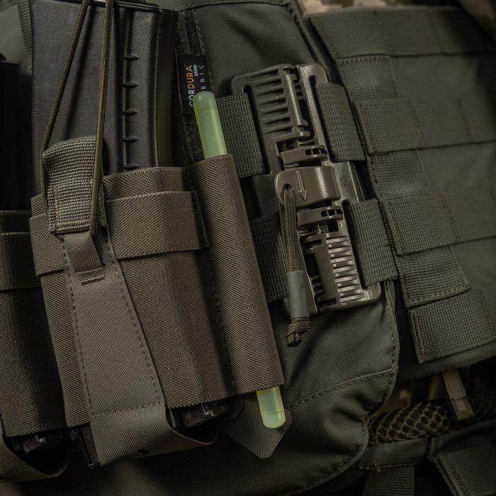 M-Tac передня панель для чохла бронежилета Sturm на 4 магазина Ranger Green