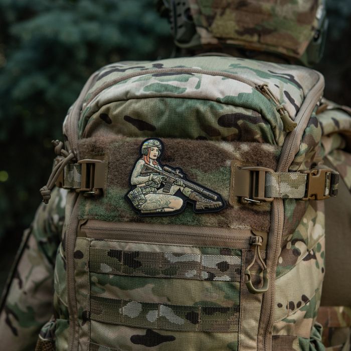 M-Tac нашивка Tactical girl №2 Skandinavik PVC MC