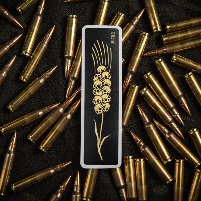 M-Tac наклейка Колосок (Черепа) Black