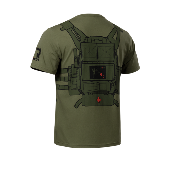 R3ich футболка Plate 5,56 V3 Ranger Green