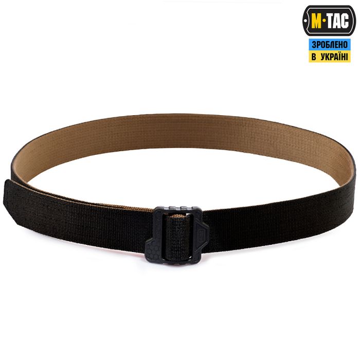 M-Tac ремінь Double Duty Tactical Belt Hex Coyote/Black