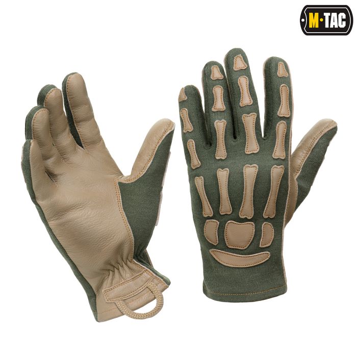 M-Tac рукавички Skeleton Nomex Olive/Coyote