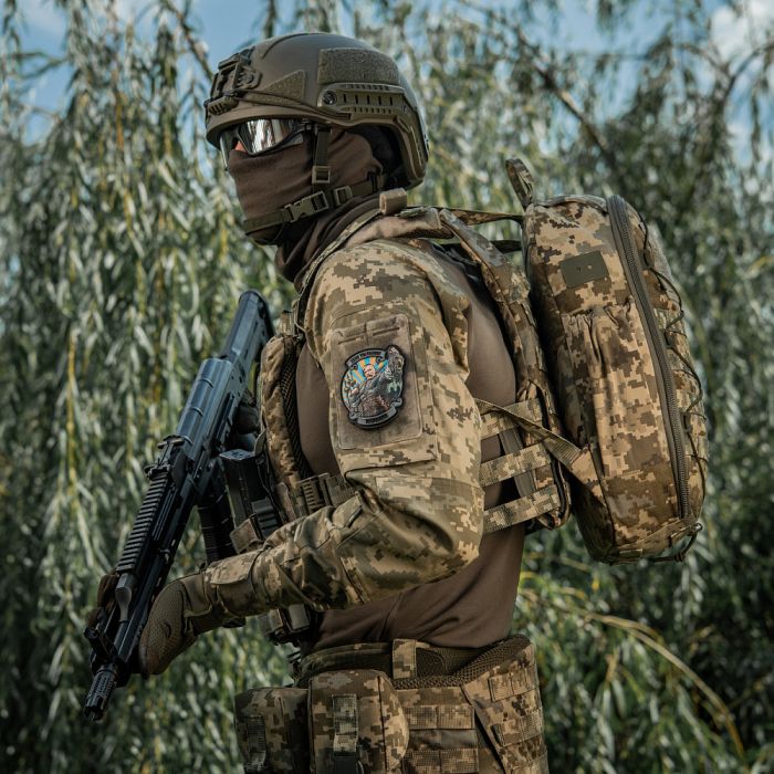 M-Tac нашивка Zero Tolerance PVC Grey