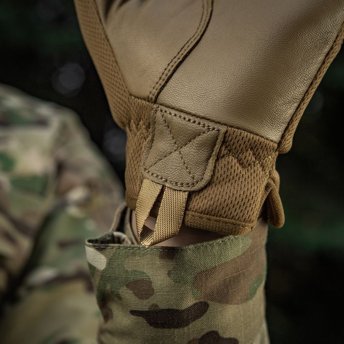 M-Tac рукавички Scout Tactical Mk.2 шкіряні Coyote