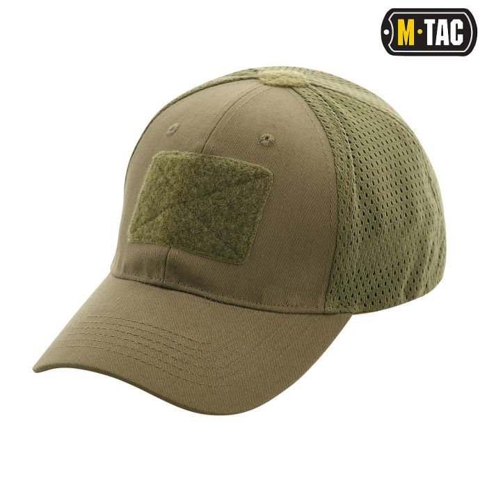 M-Tac бейсболка з липучкою і сіткою Olive