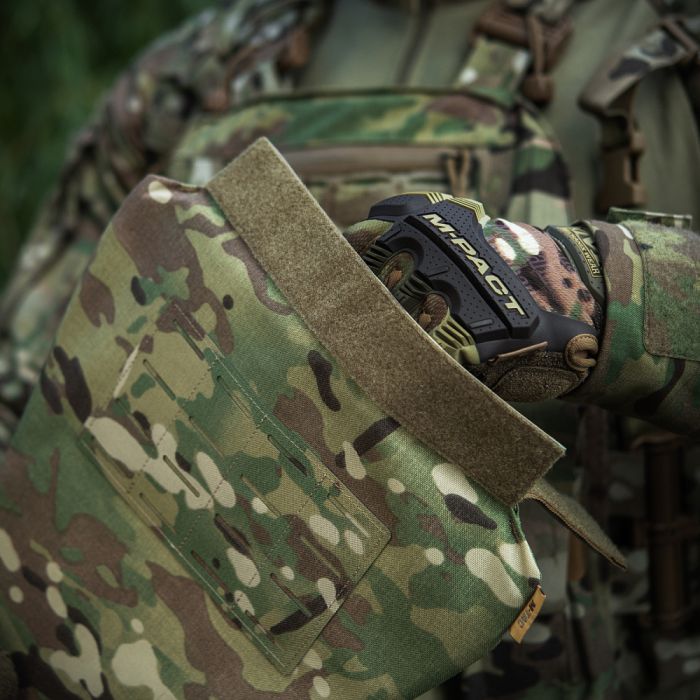 M-Tac фартух протиуламковий з балістичним пакетом 1 клас (BRONYX) Laser Cut Multicam