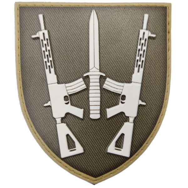 Шеврон ПВХ ЗСУ 67 ОМБр олива об'ємний