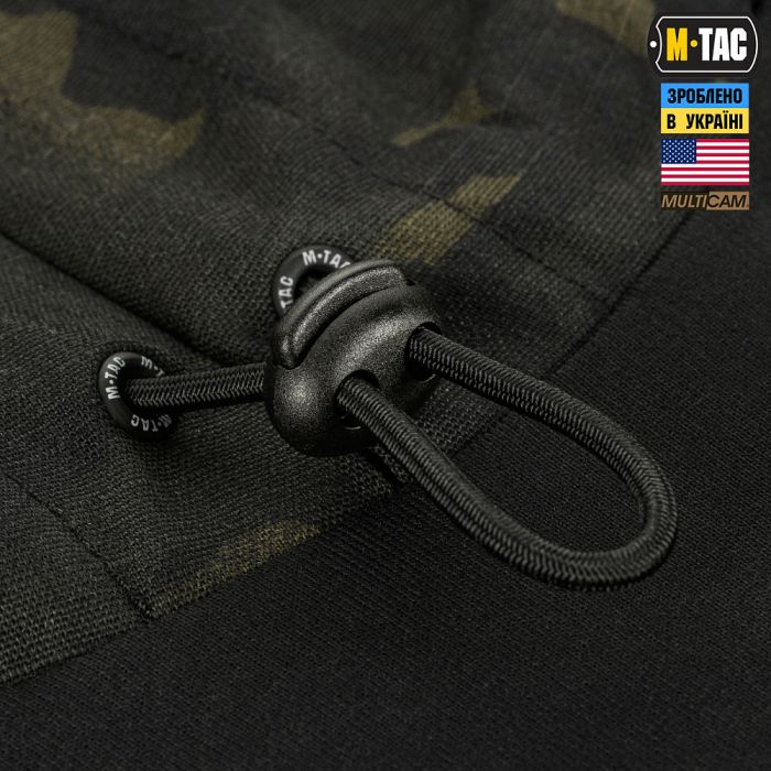 M-Tac кофта Hoodie Combat Black Edition Black Multicam