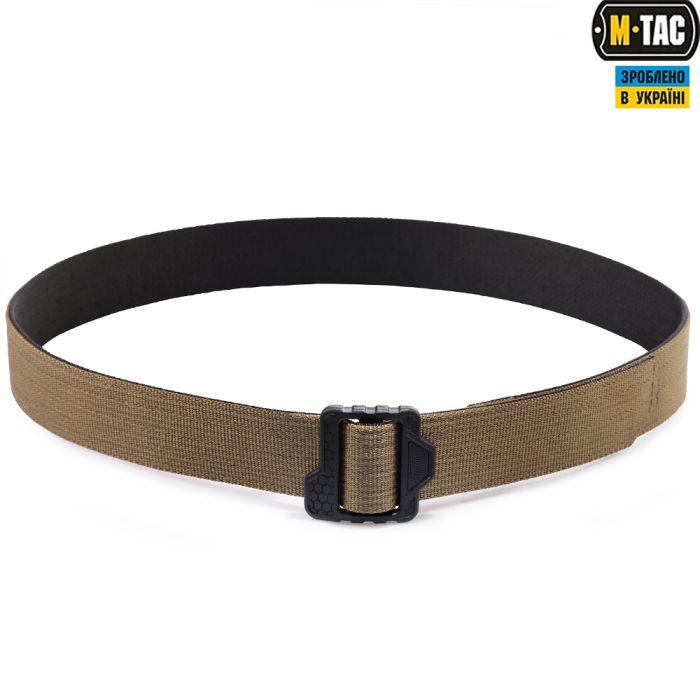 M-Tac ремінь Double Duty Tactical Belt Hex Coyote/Black