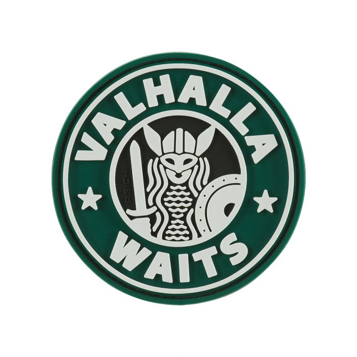 R3ICH нашивка Valhalla Waits зелена