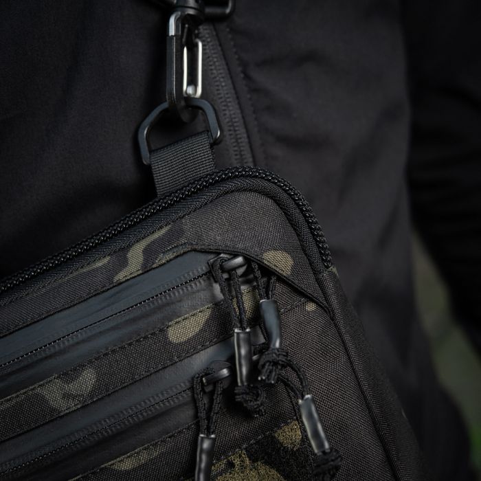 M-Tac сумка Admin Bag Medium Elite з липучкою Multicam Black/Black
