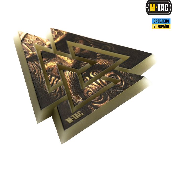 M-Tac нашивка Валькнут 3D PVC GID/Coyote