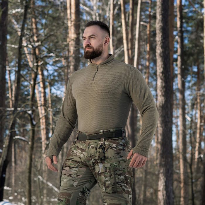 M-Tac термосорочка фліс Delta Level 2 Hex Tan