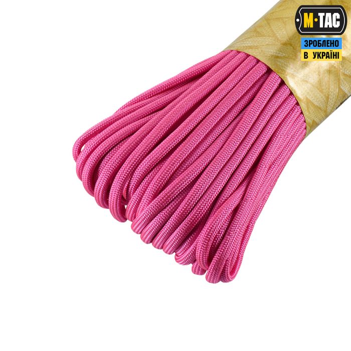 M-Tac паракорд 550 type III 30m Neon Pink