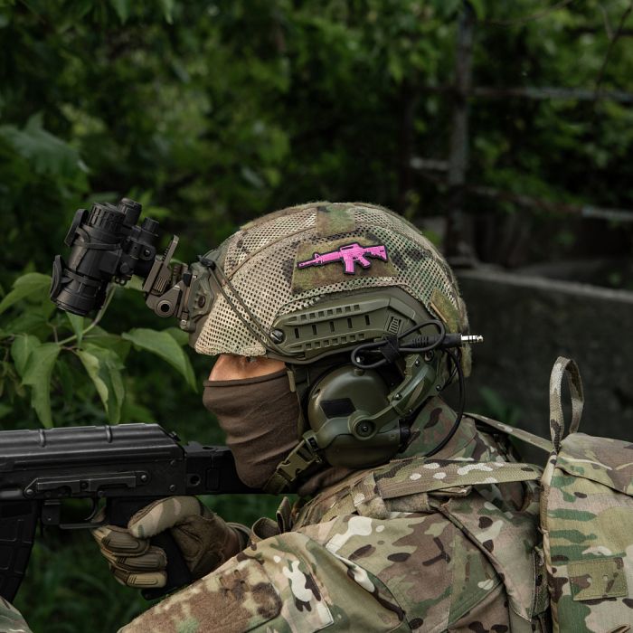 M-Tac нашивка M4A1 3D PVC Pink