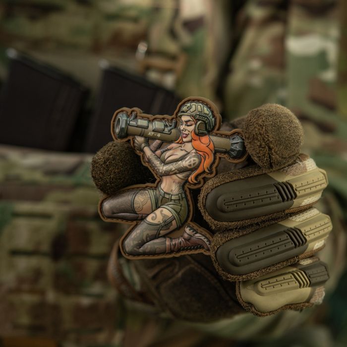 M-Tac нашивка Tactical girl №10 PVC Skandinavik