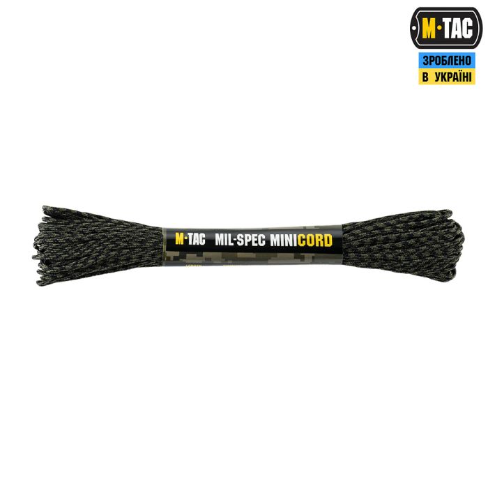 M-Tac паракорд Minicord Mil-Spec 15m Black Forest