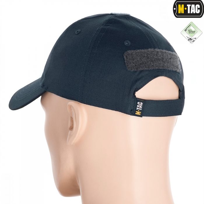 M-Tac бейсболка з липучкою Flex ріп-стоп Dark Grey