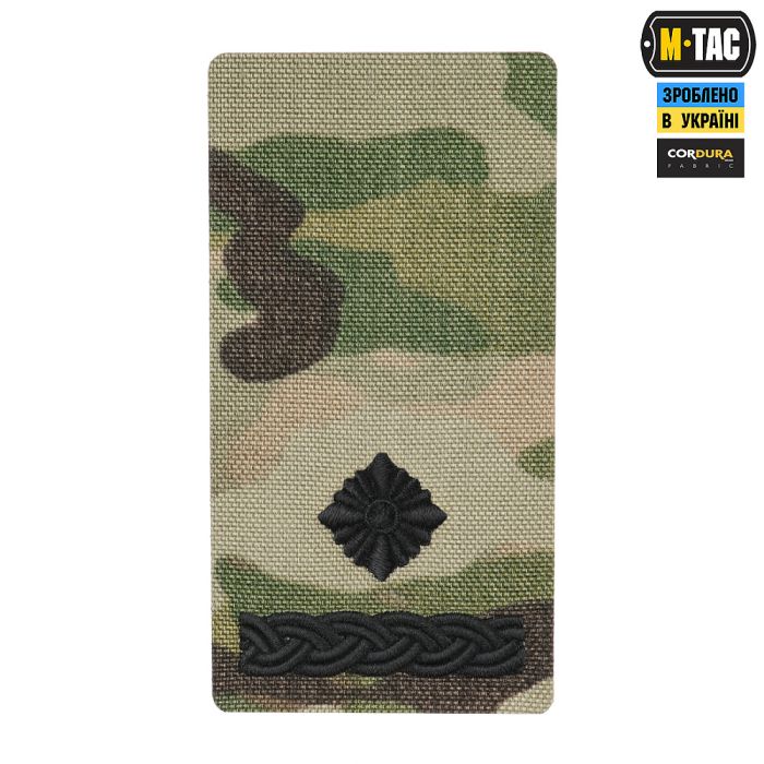 M-Tac погон на липучці Майор (вишивка) Multicam