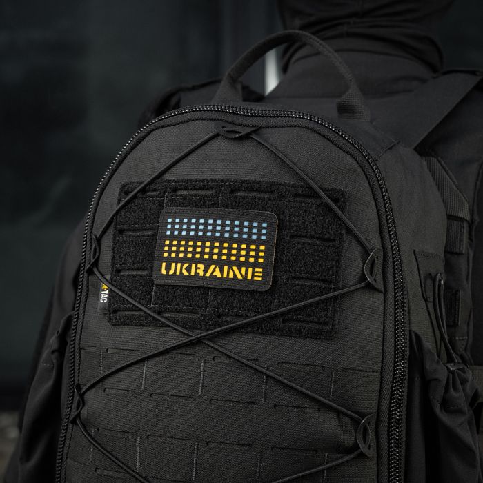 M-Tac нашивка Ukraine Laser Cut Black/Yellow/Blue/GID