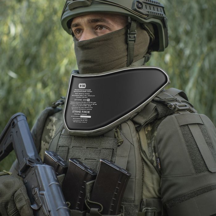M-Tac Горжет з балістичними пакетами 1 клас захисту Elite Gen.II Ranger Green