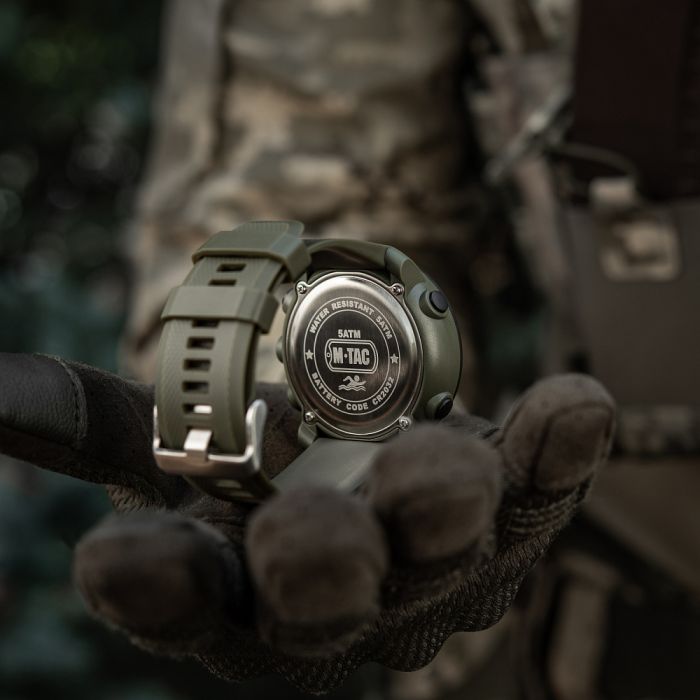 M-Tac годинник тактичний з компасом 2095 Army Green