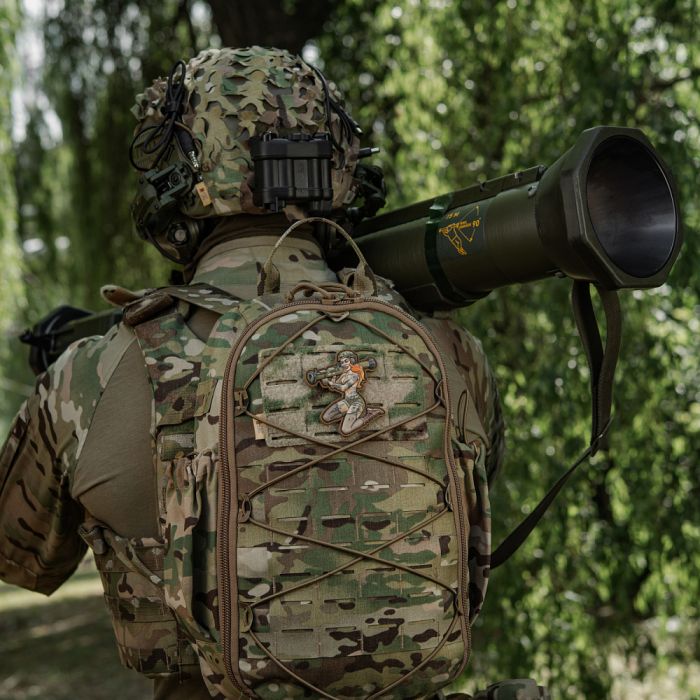 M-Tac нашивка Tactical girl №10 PVC Tattoo