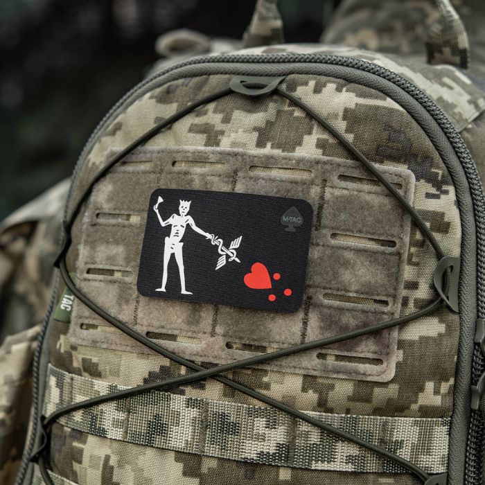 M-Tac нашивка прапор Чорна Борода Медик Black