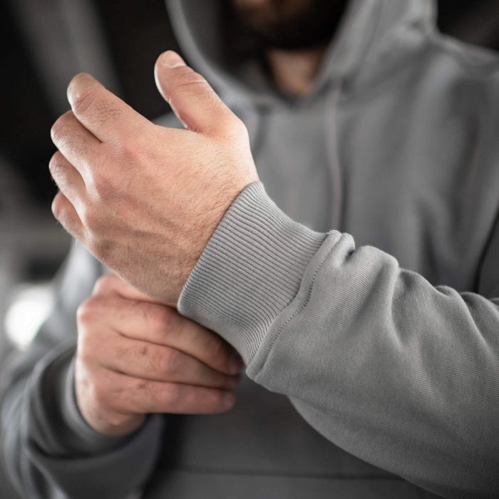 M-Tac кофта Hoodie Born by Revolution Oversize Hard Light Grey