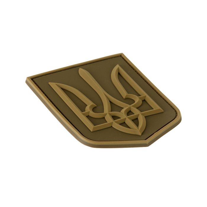 Нашивка герб України PVC великий Coyote