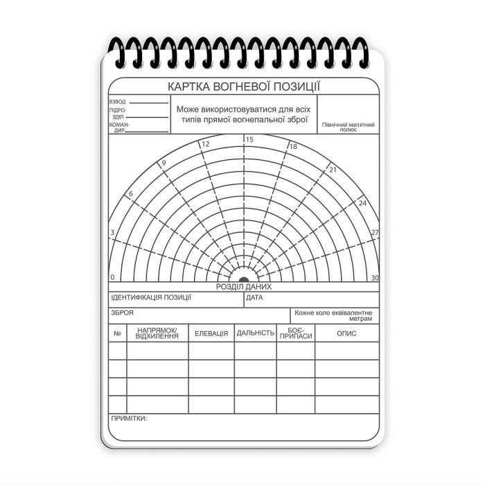 Ecopybook Tactical Блокнот командира відділення