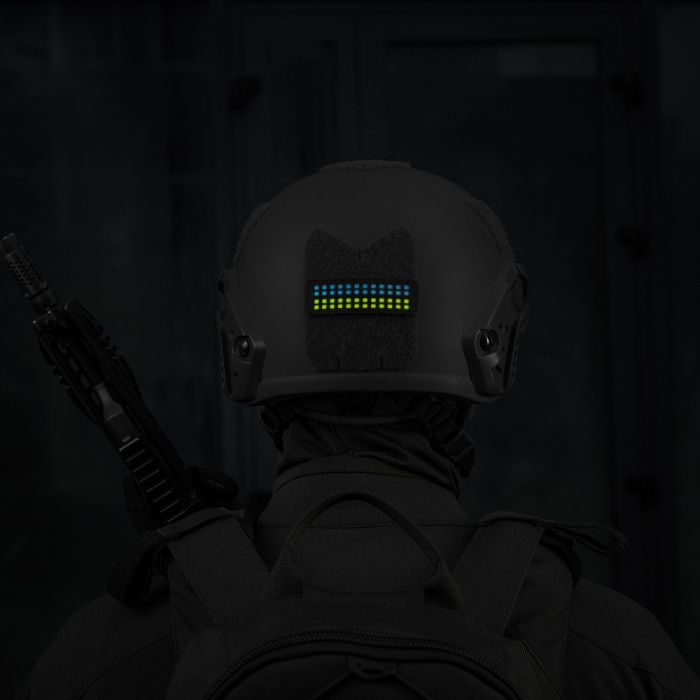 M-Tac нашивка прапор України 25х80 Laser Cut Black/Yellow/Blue/GID