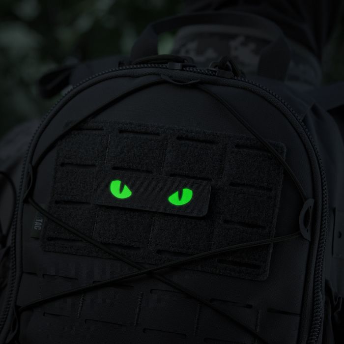 M-Tac нашивка Cat Eyes Laser Cut Ranger Green/Green/GID