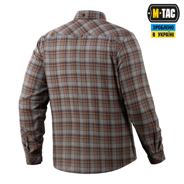 M-Tac сорочка Lumberjack Merino Cold Weather Gray/Brown