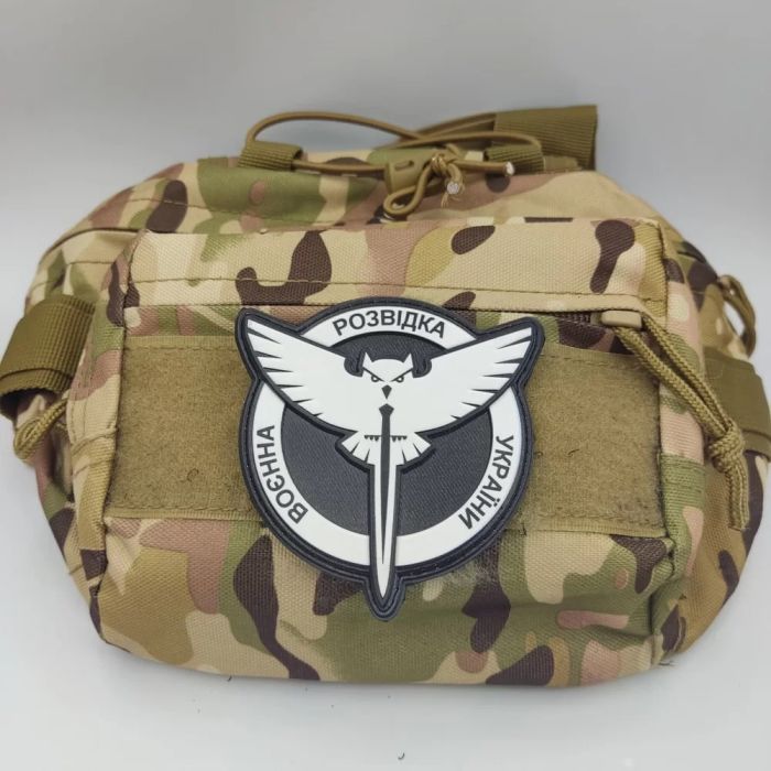 Шеврон ПВХ ЗСУ Воєнна розвідка України сова ГУР