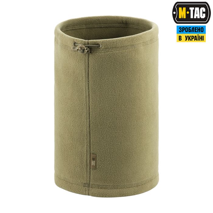 M-Tac шарф-труба Elite короткий з затяжкою фліс (320г/м2) Tan