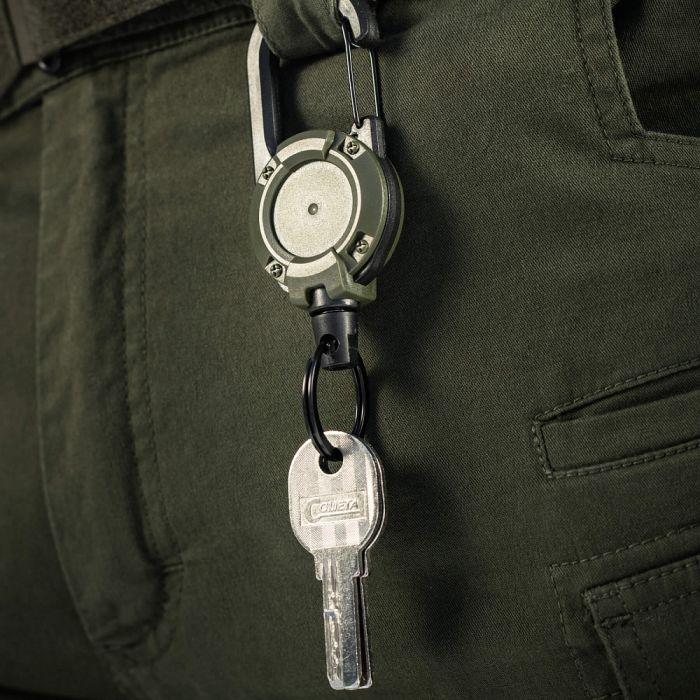 M-Tac карабин зі шнуром для ключів Olive