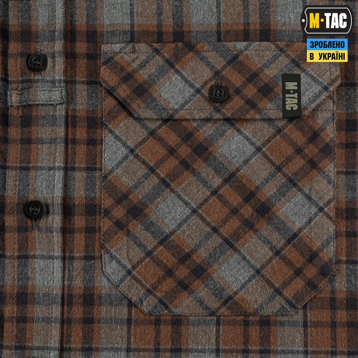 M-Tac сорочка Lumberjack Merino Cold Weather Gray/Brown