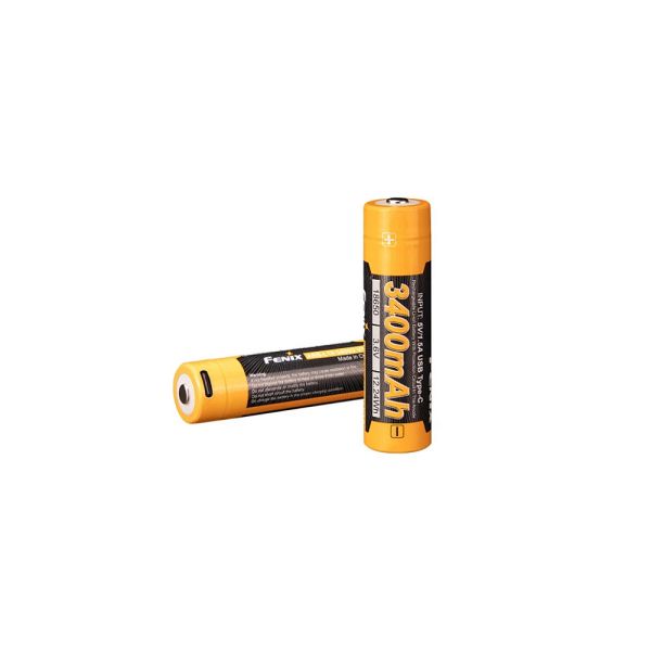 Fenix АКБ 18650 3400 mAh Li-ion V3.0 Type-C