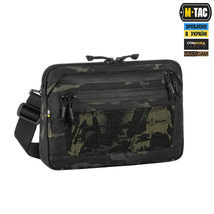 M-Tac сумка Admin Bag Medium Elite з липучкою Multicam Black/Black