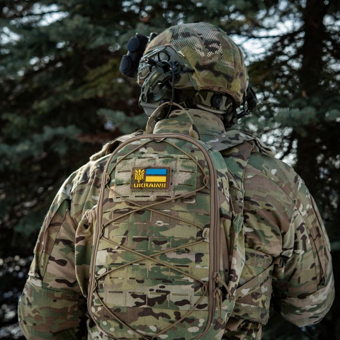 M-Tac нашивка Ukraine (з Тризубом) 50х80 Velcro/PVC Multicam