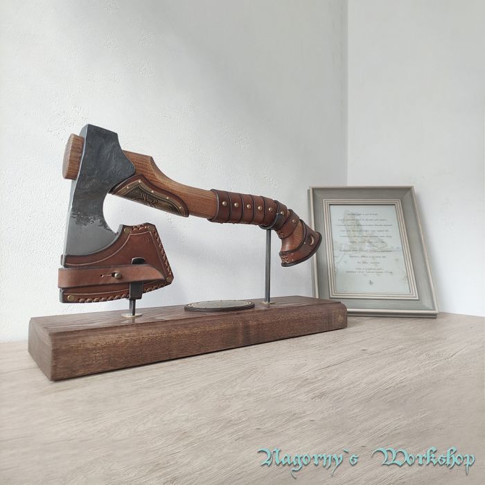 VIP подарунок сокира в латуні з сталі T72