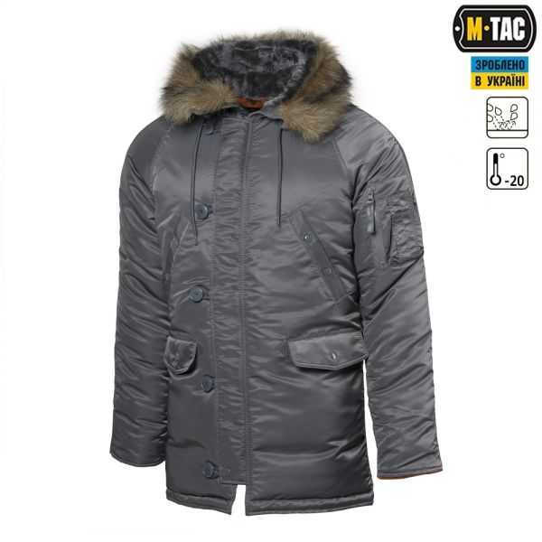 M-Tac парка N3B Зимове Сонце сіра