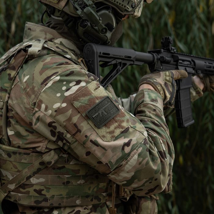 M-Tac нашивка AR-15 Velcro/PVC Ranger Green