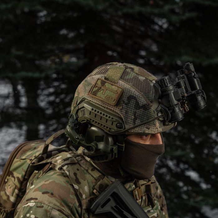 M-Tac нашивка AR-15 Velcro/PVC Multicam