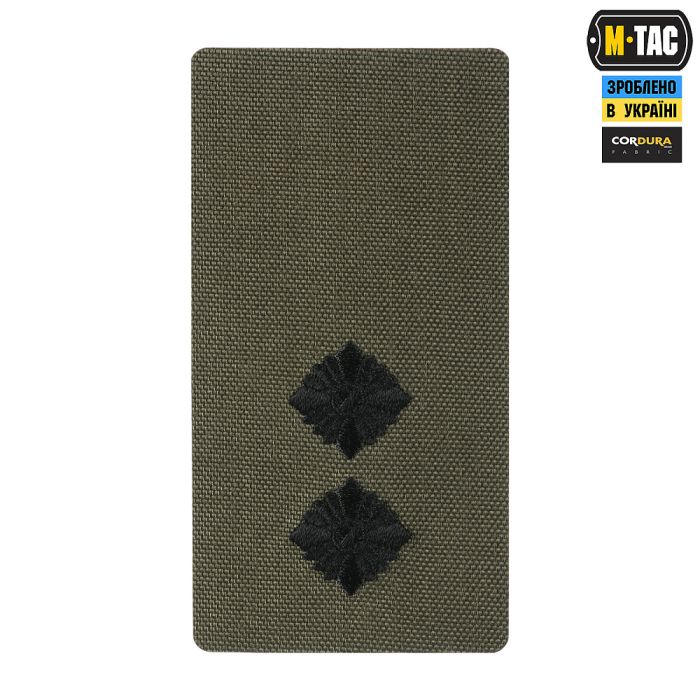 M-Tac погон на липучці Лейтенант (вишивка) Ranger Green