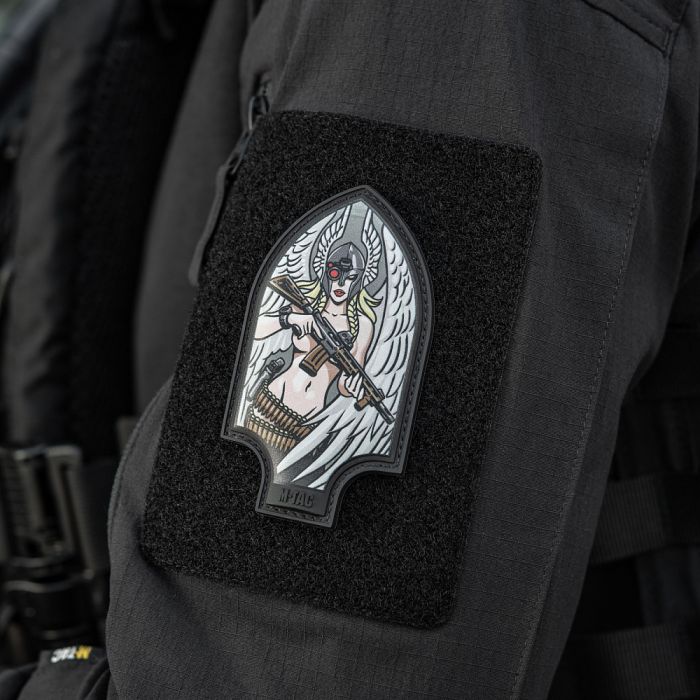 M-Tac нашивка Піка Валькірія PVC друк Black